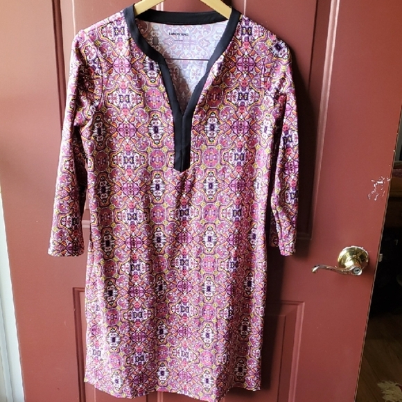 Lands' End Multicolor Long Sleeve Dress - Picture 1 of 10